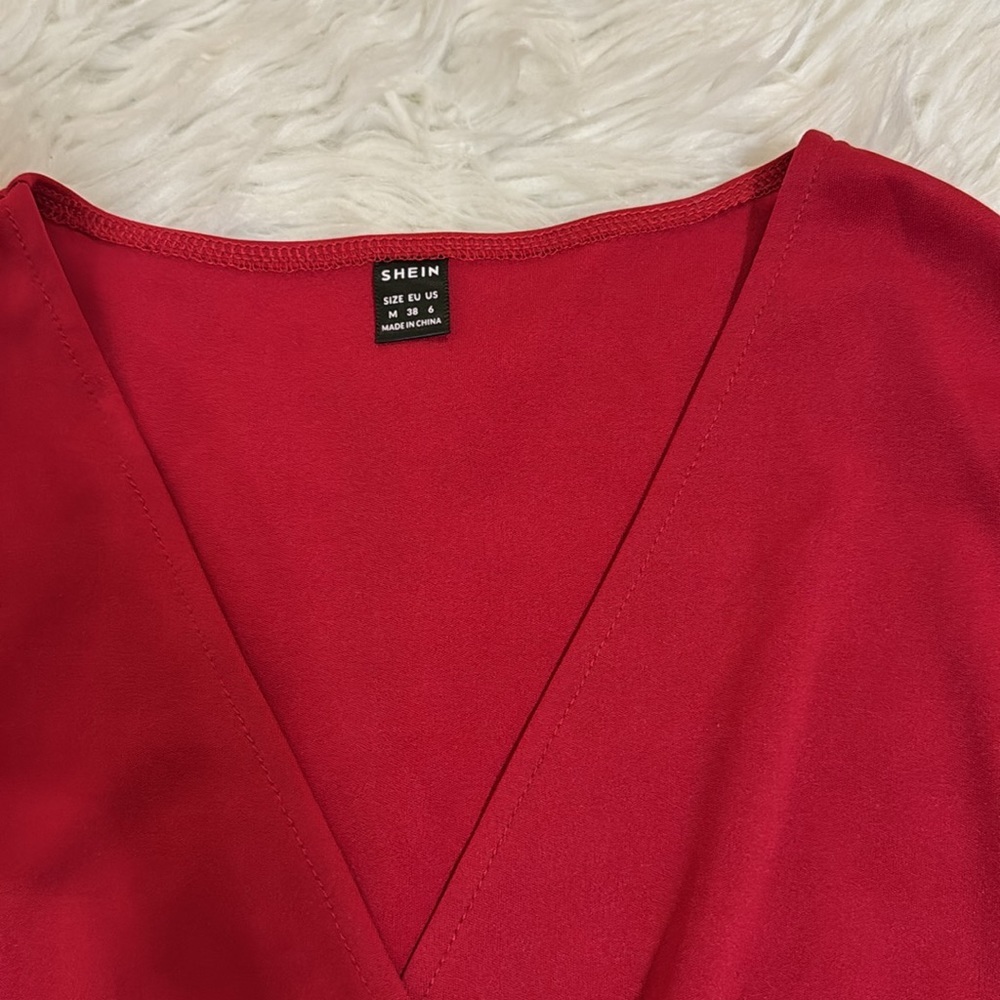 Long sleeve Bodysuit size medium color burgundy - Picture 7 of 8